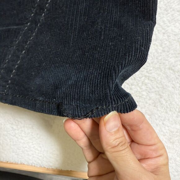 True Religion Womens Joey Big T Corduroy Flare Jeans Pants Size 31 Black Y2K - Picture 5 of 9